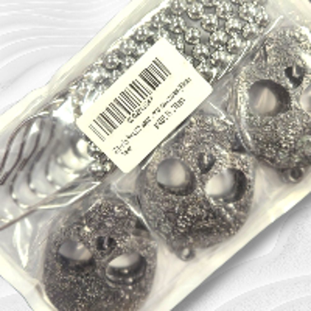 Skull shower curtain hooks